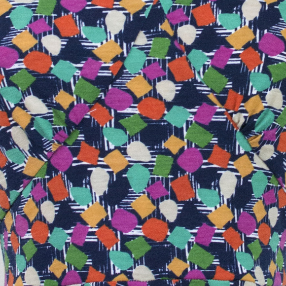 Frock Shop | Confetti Print V-Neck Midi Dress - Picture 4 of 4